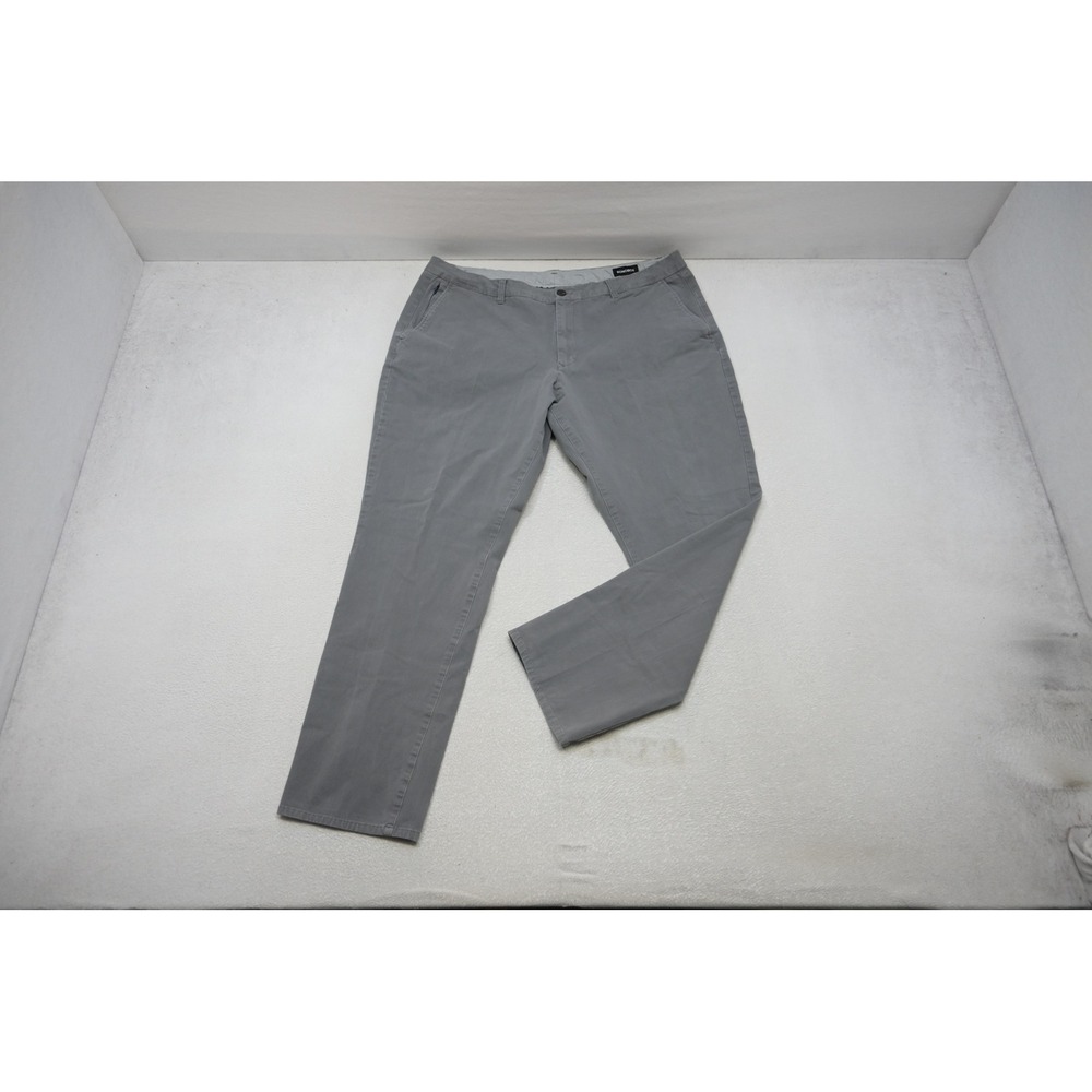 Bonobos Chinos Mens 40x30 Grey Stretch Straight Leg Casual Pants Excellent